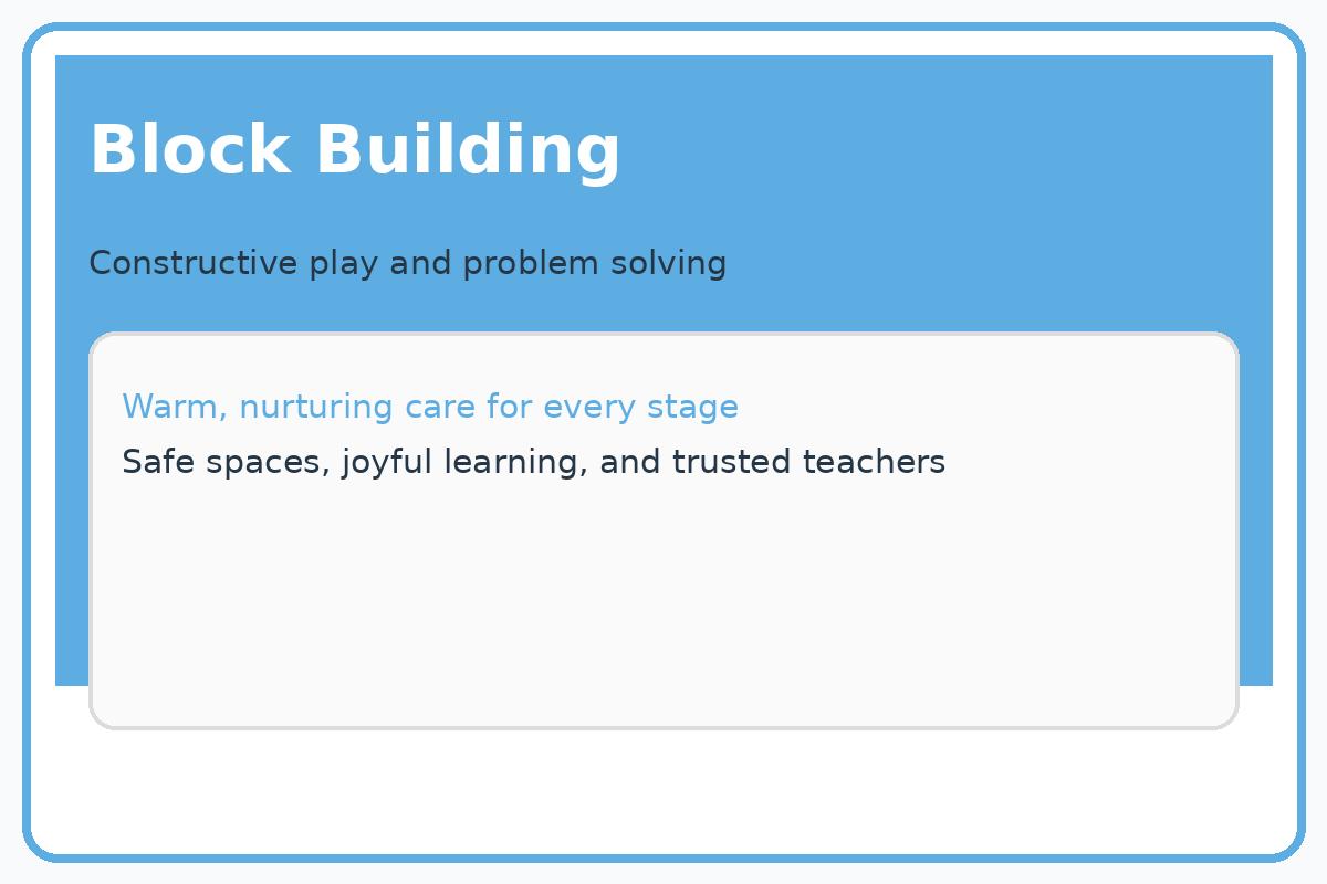 Children building with blocks