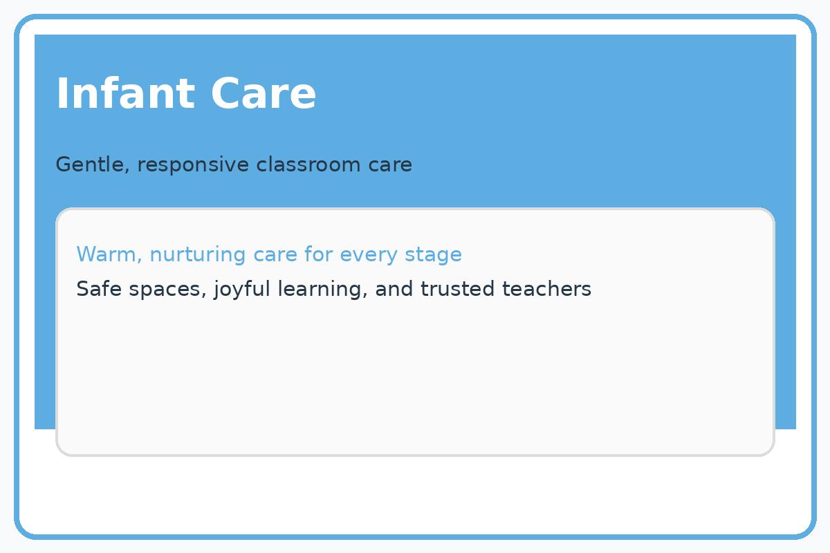 Bright and welcoming classroom